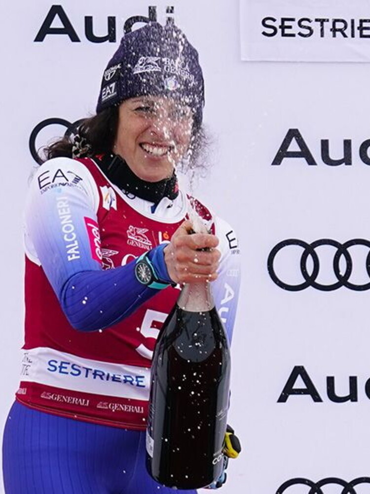 Brignone concede il bis, vince il secondo slalom gigante al Sestriere