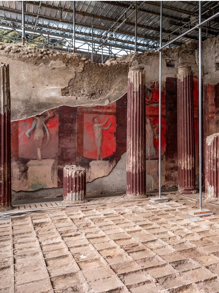 Scoperto a Pompei un nuovo affresco nella villa dei Misteri
