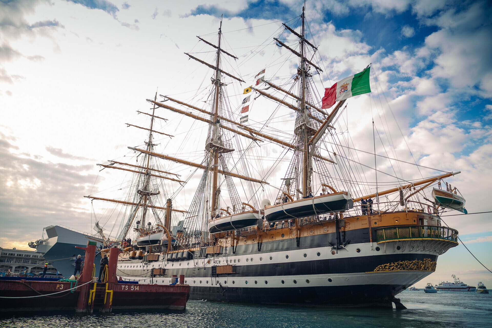L'Amerigo Vespucci concluderà il suo tour mondiale a Trieste