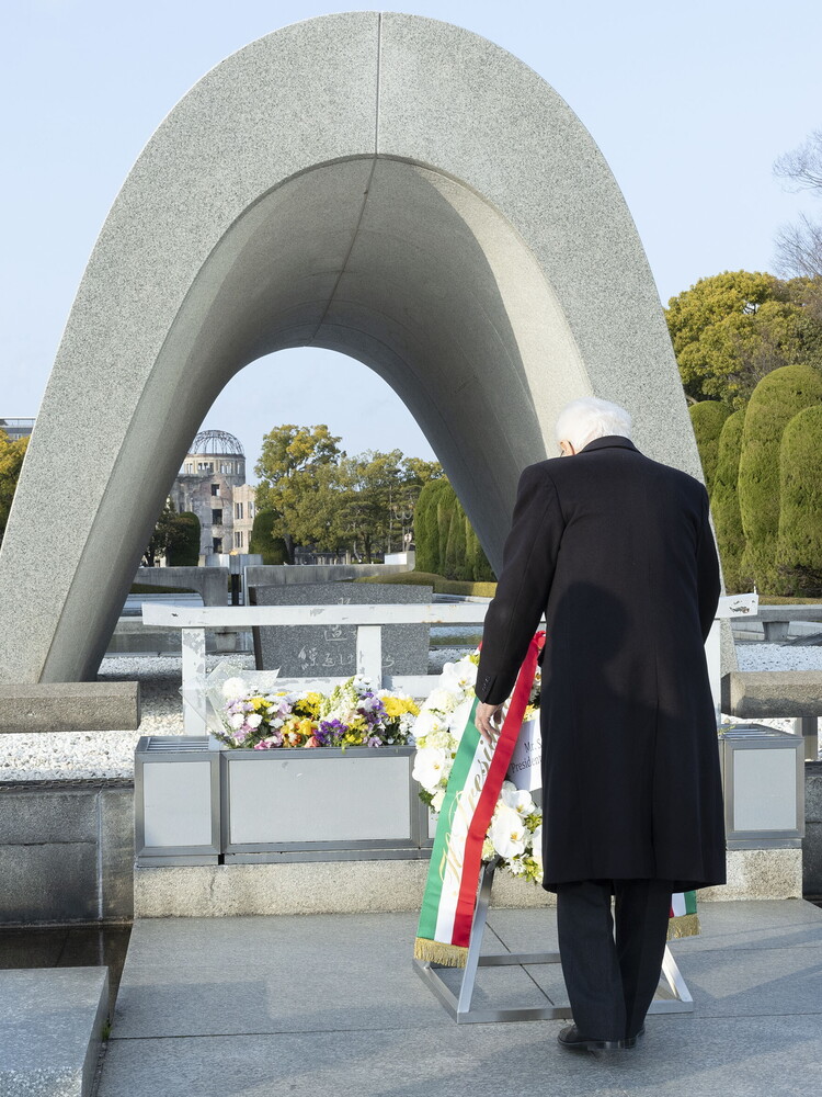 L'importante visita di Mattarella a Hiroshima