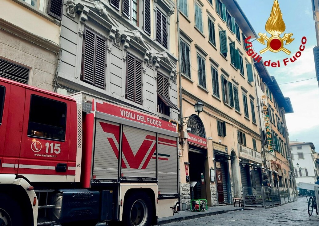 A fuoco due ristoranti e un B&B nel centro di Firenze