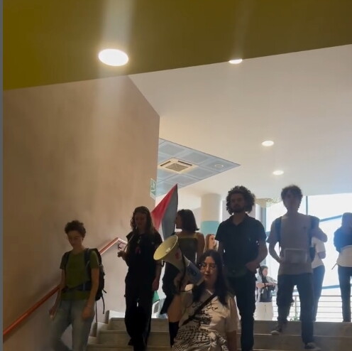 Blitz Pro Pal nell'università di Pisa, un docente contuso. Bernini: "Intollerabile"