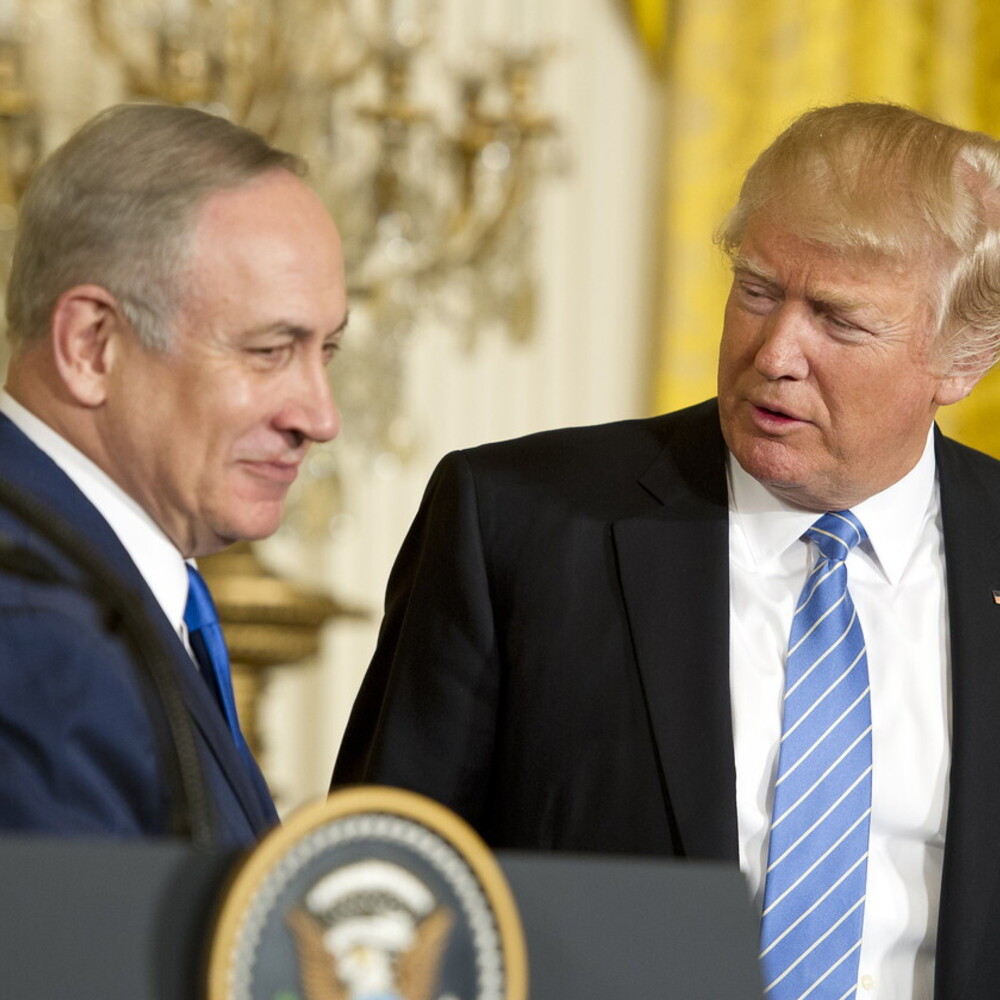 ホワイトハウスのネタニヤフ。トランプとの会議を待っています