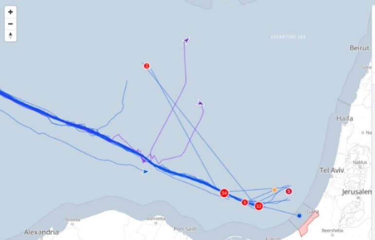 Flotilla: la nave Mikeno a meno di un’ora dalle coste di Gaza. Tajani: "Gli italiani ferma…