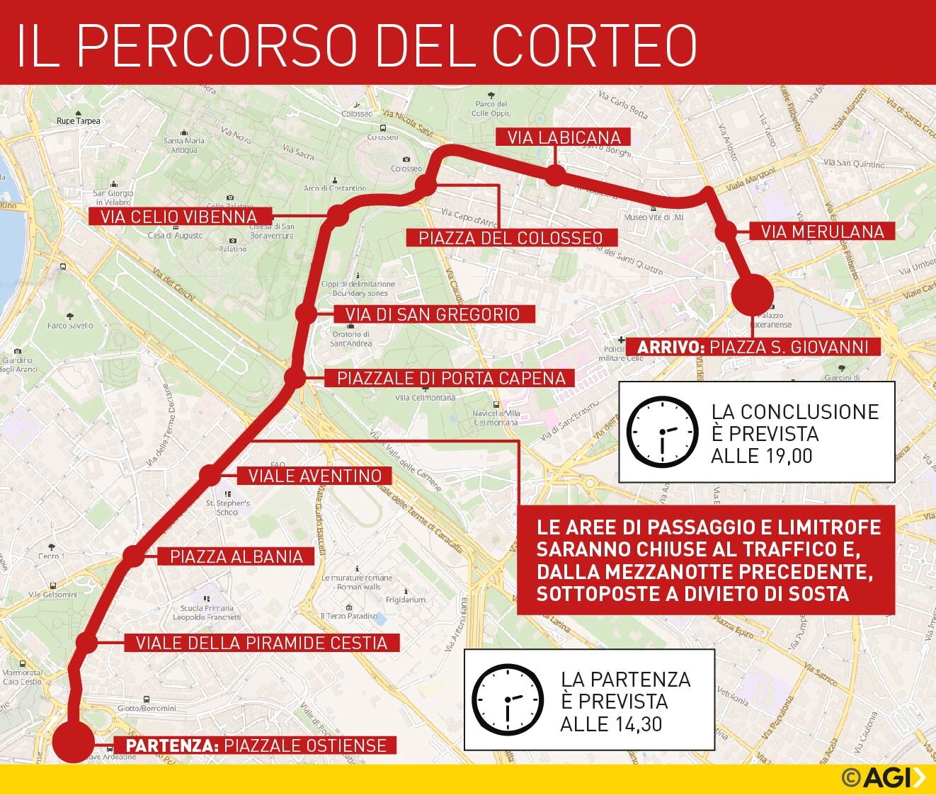 Manifestazione nazionale ProPal oggi a Roma: orario, percorso e mezzi pubblici