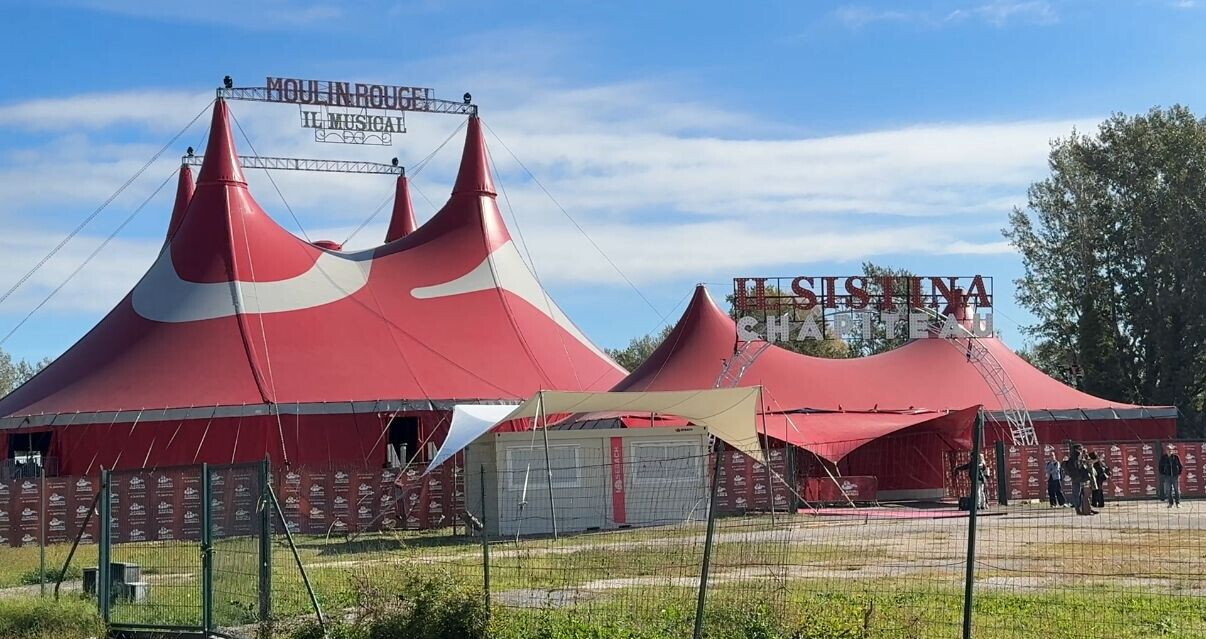 Nasce il Sistina Chapiteau, investimento da 5 milioni di euro, 1.500 spettatori e palco di...