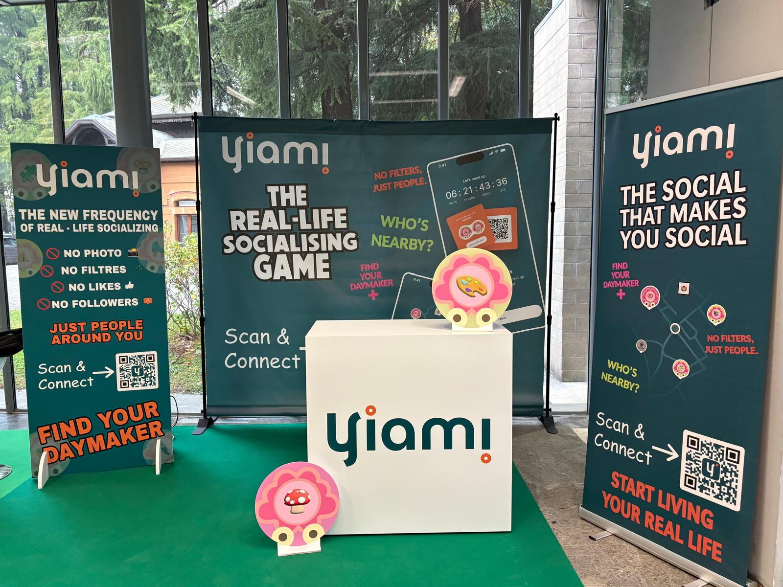 Sbarca al ‘Como Lake’ Yiami, il primo social che non punta su foto, like e follower