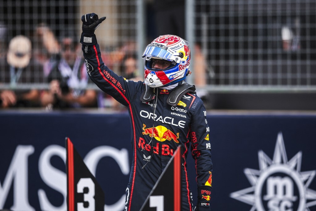 Max Verstappen vince la sprint del Gp Usa, le Ferrari in quarta e quinta posizione