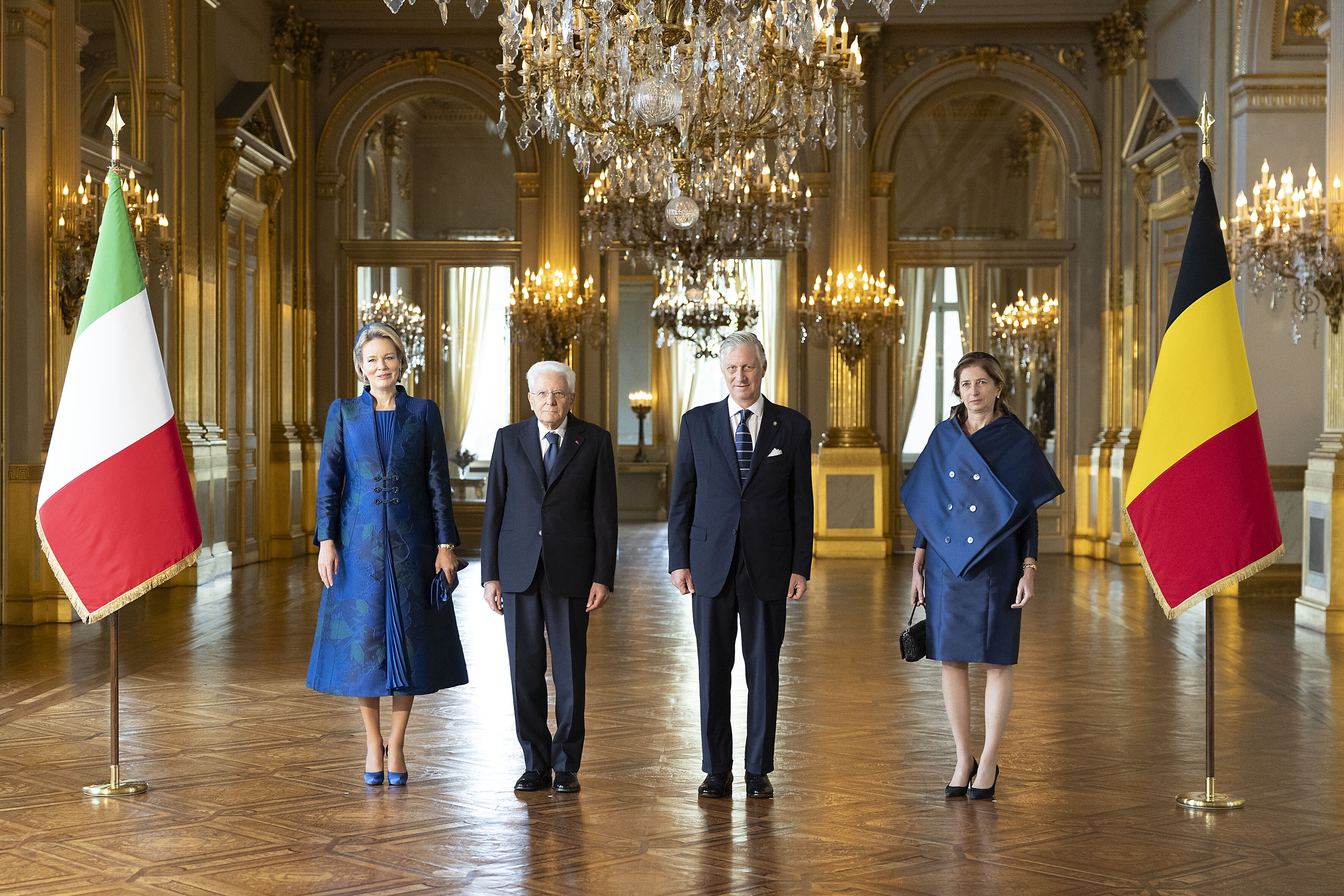 Mattarella in Belgio in visita dai Reali