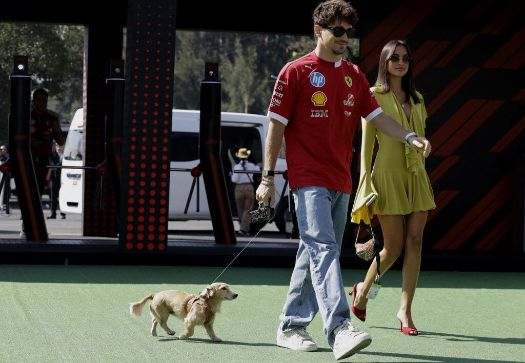 Charles Leclerc annuncia sui social il matrimonio con Alexandra Saint Mleux