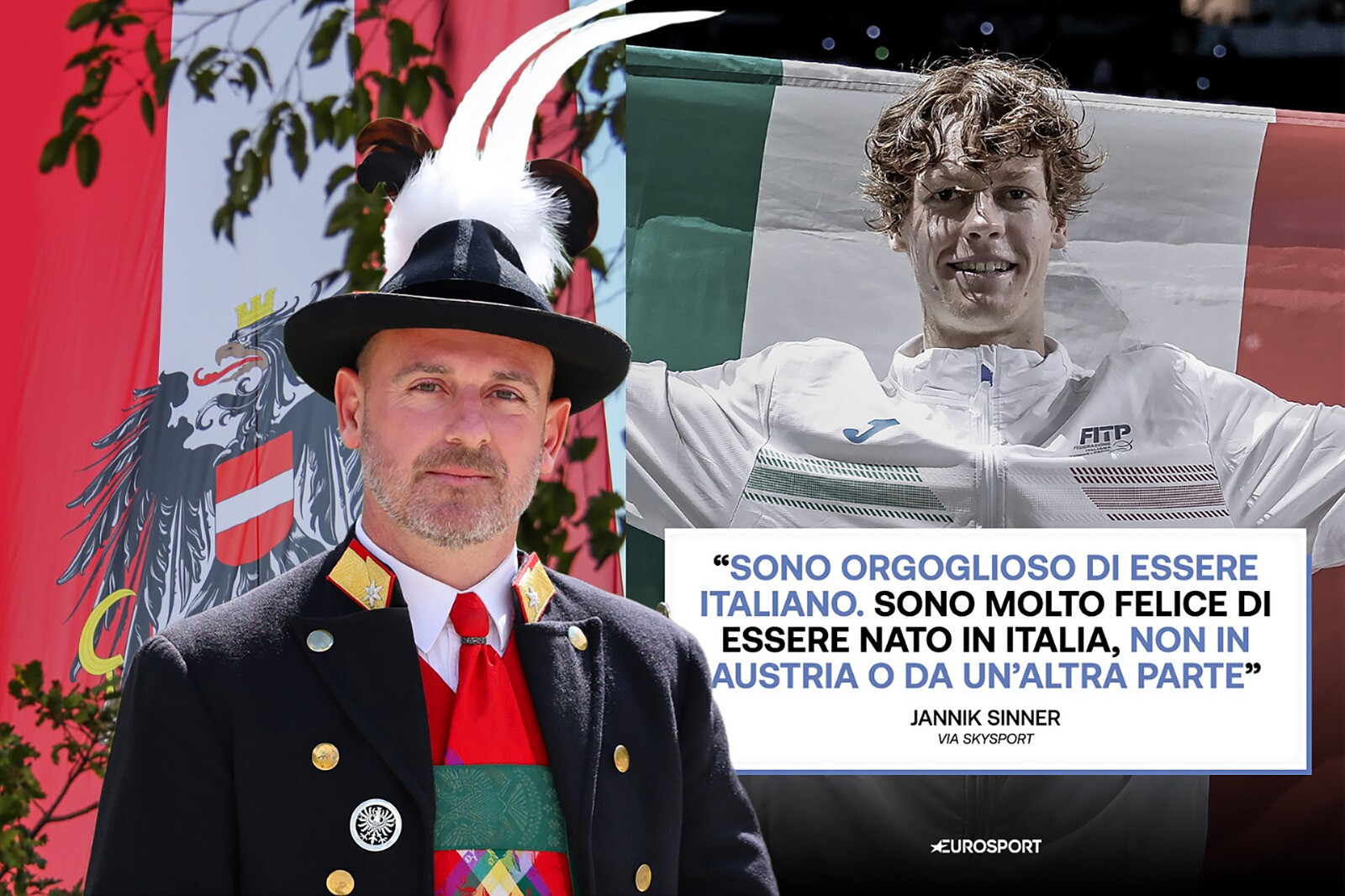 Gli Schuetzen scrivono a Sinner: "Sei troppo italiano"