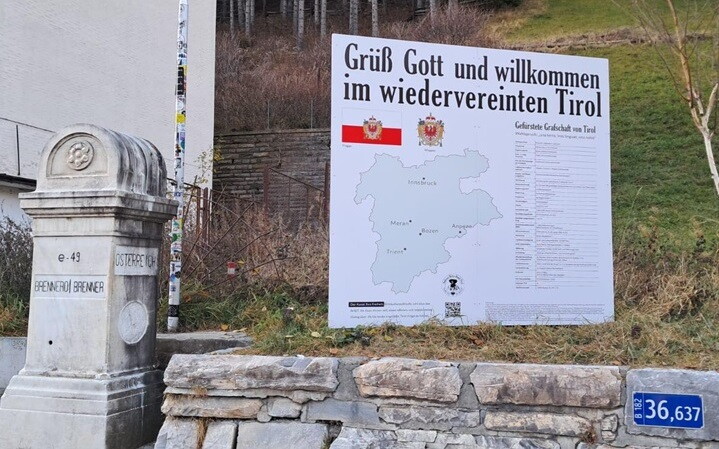 Nel Tirolo qualcuno vuole staccarsi dall'Italia. E lo scrive