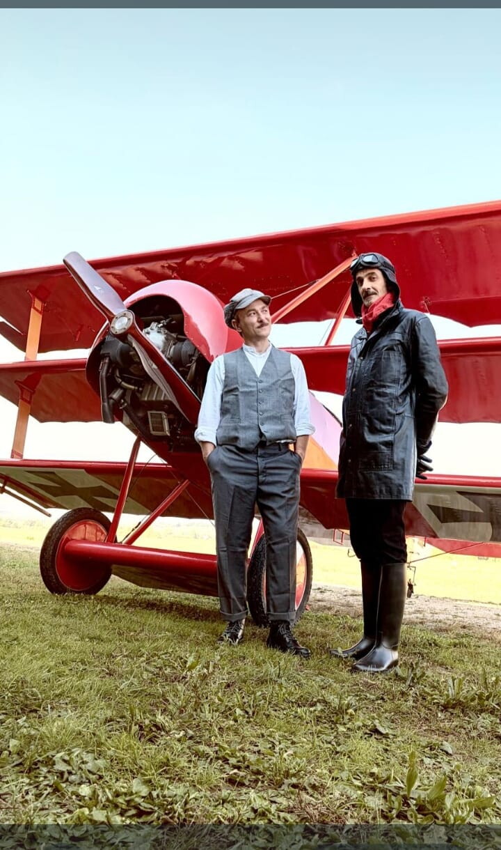 Atterra a Roma il 'Barone Rosso', l'epopea dell'ultimo cavaliere dell'aria