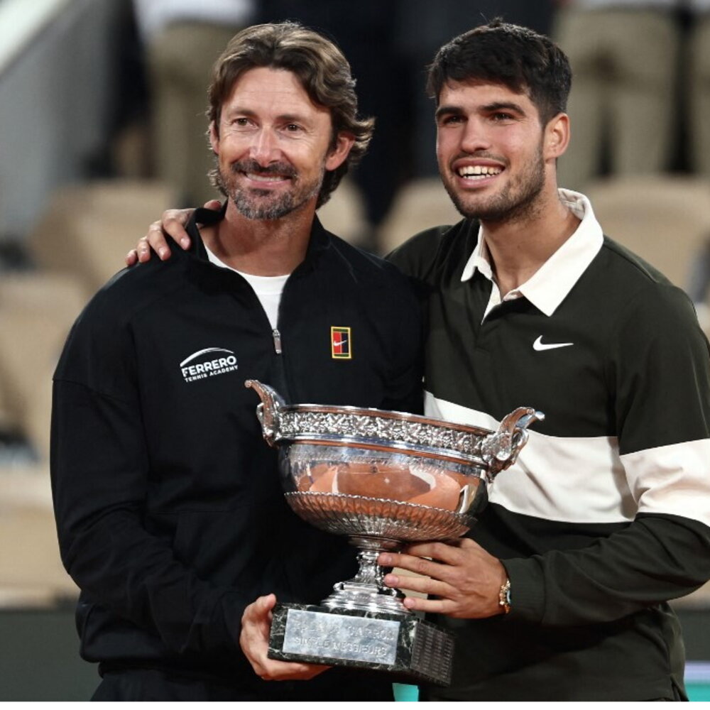 "Thank you for making my childhood dreams a reality". Alcaraz if it separates from Ferrero