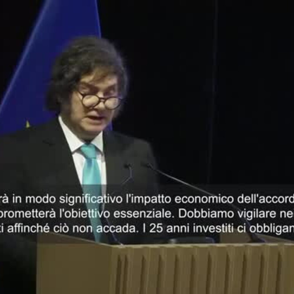 Firma Mercosur in Paraguay, Presidente argentino Milei: Accordo grazie a impegno mia amica Meloni