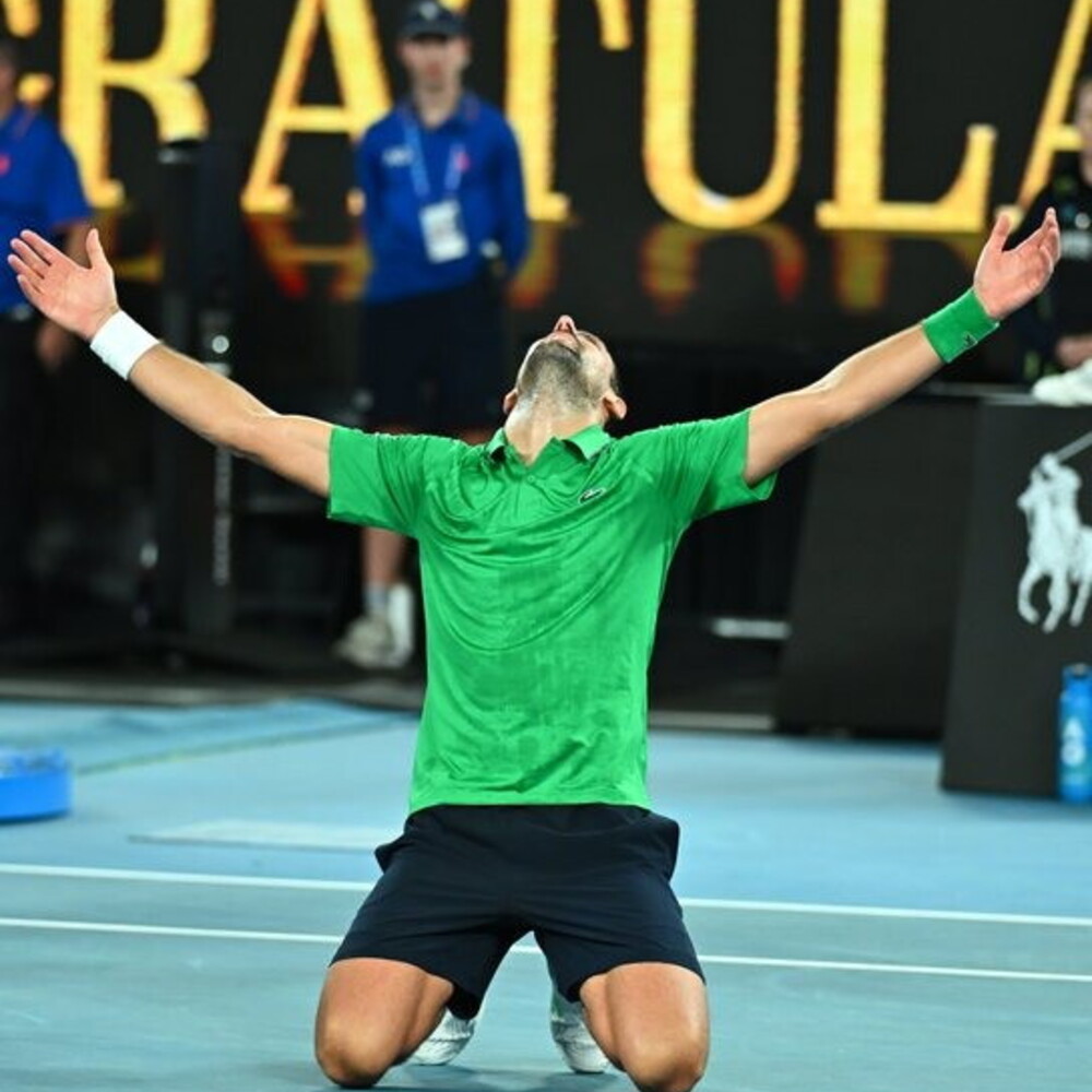 A feat by Djokovic, at 38 he beats Sinner and goes to the final in Melbourne