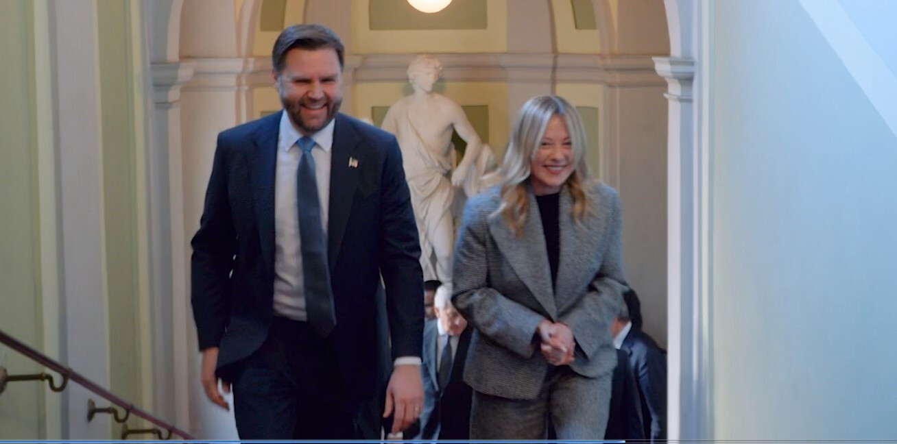 Meloni accoglie Vance in Prefettura a Milano, "l'Occidente alla base della nostra cooperazione"