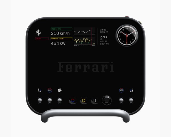 La prima Ferrari elettrica si chiamera' 'Luce', svelati gli interni