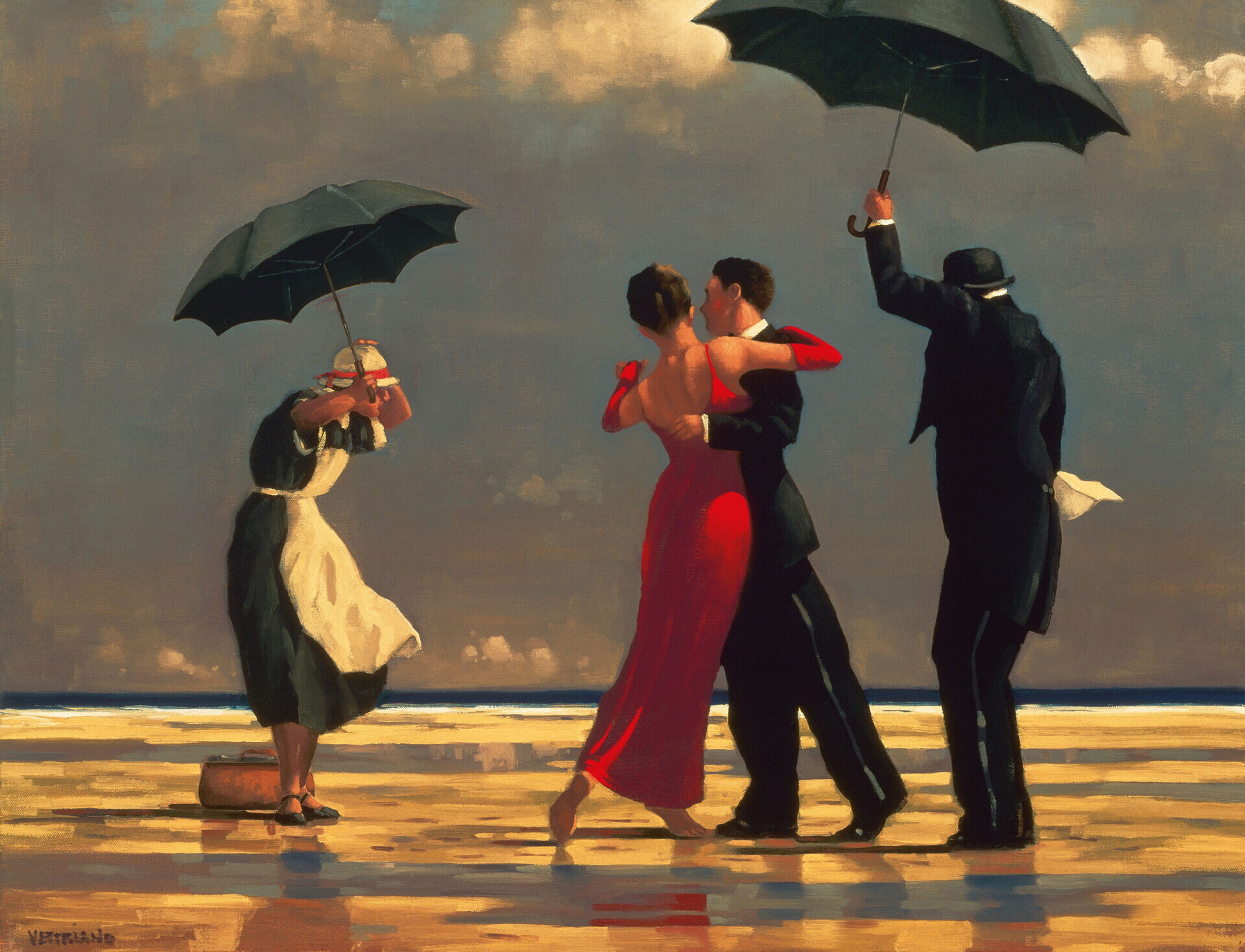 Sensuale, noir e malinconico. Vettriano in mostra a Roma