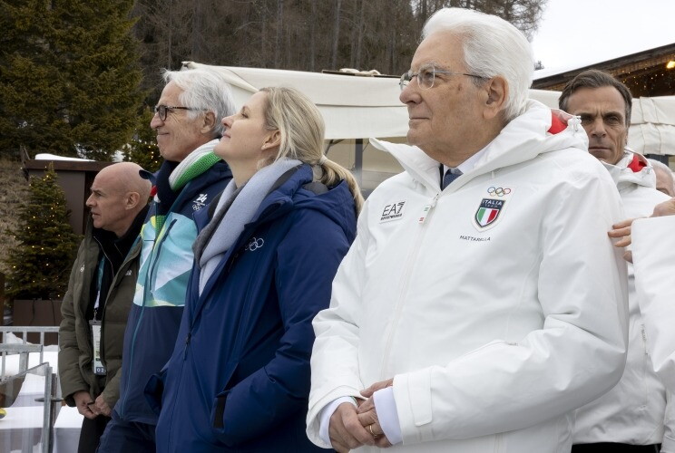 Mattarella a Cortina per il SuperG, il rammarico per Goggia