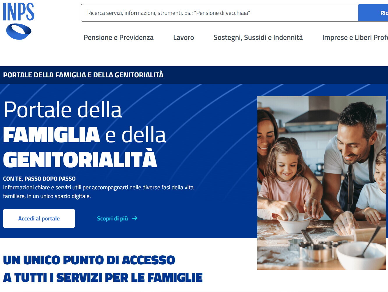 L'Inps lancia il nuovo Portale della Famiglia: 40 servizi in un'unica piattaforma
