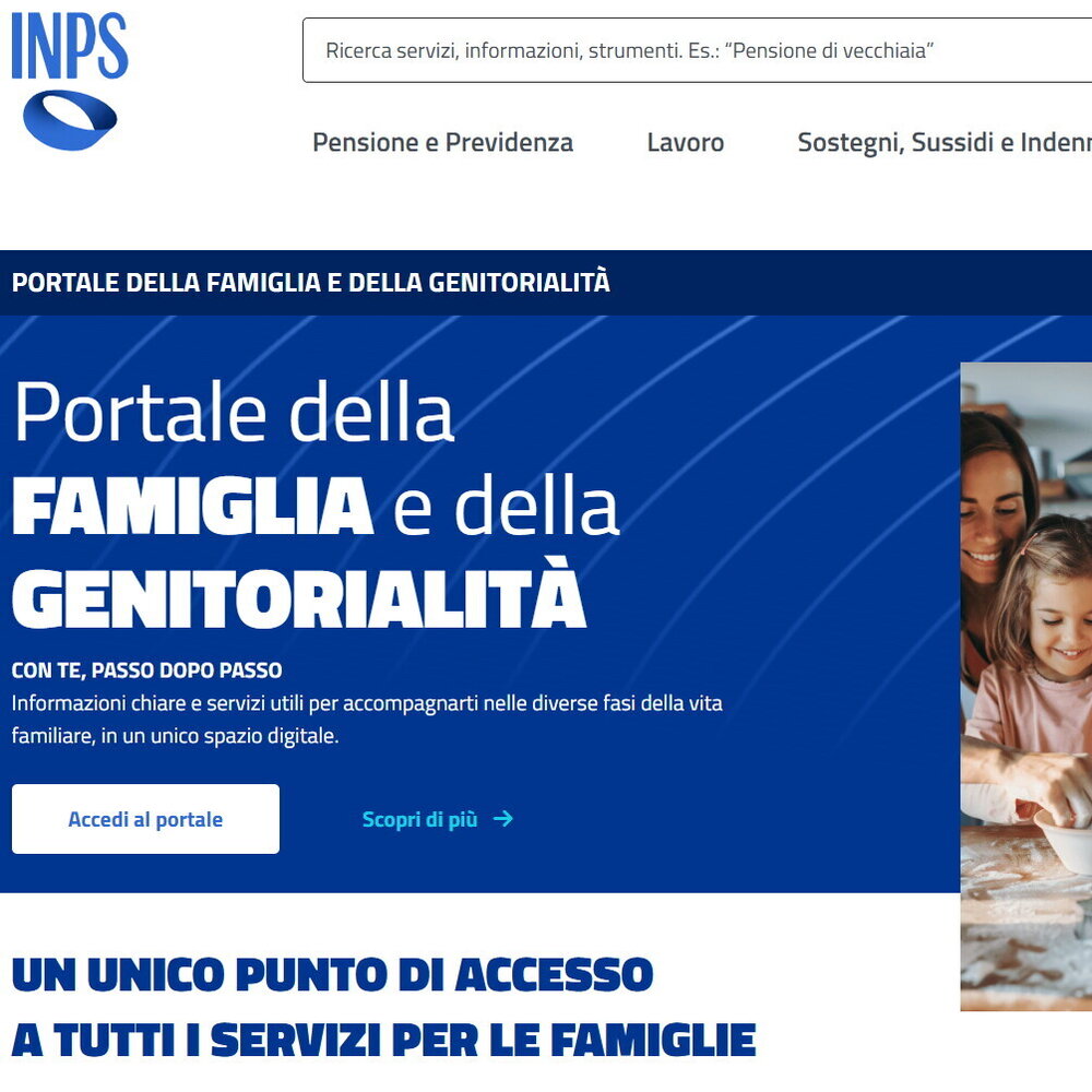 INPS launches the new Family Portal: 40 services in a single platform