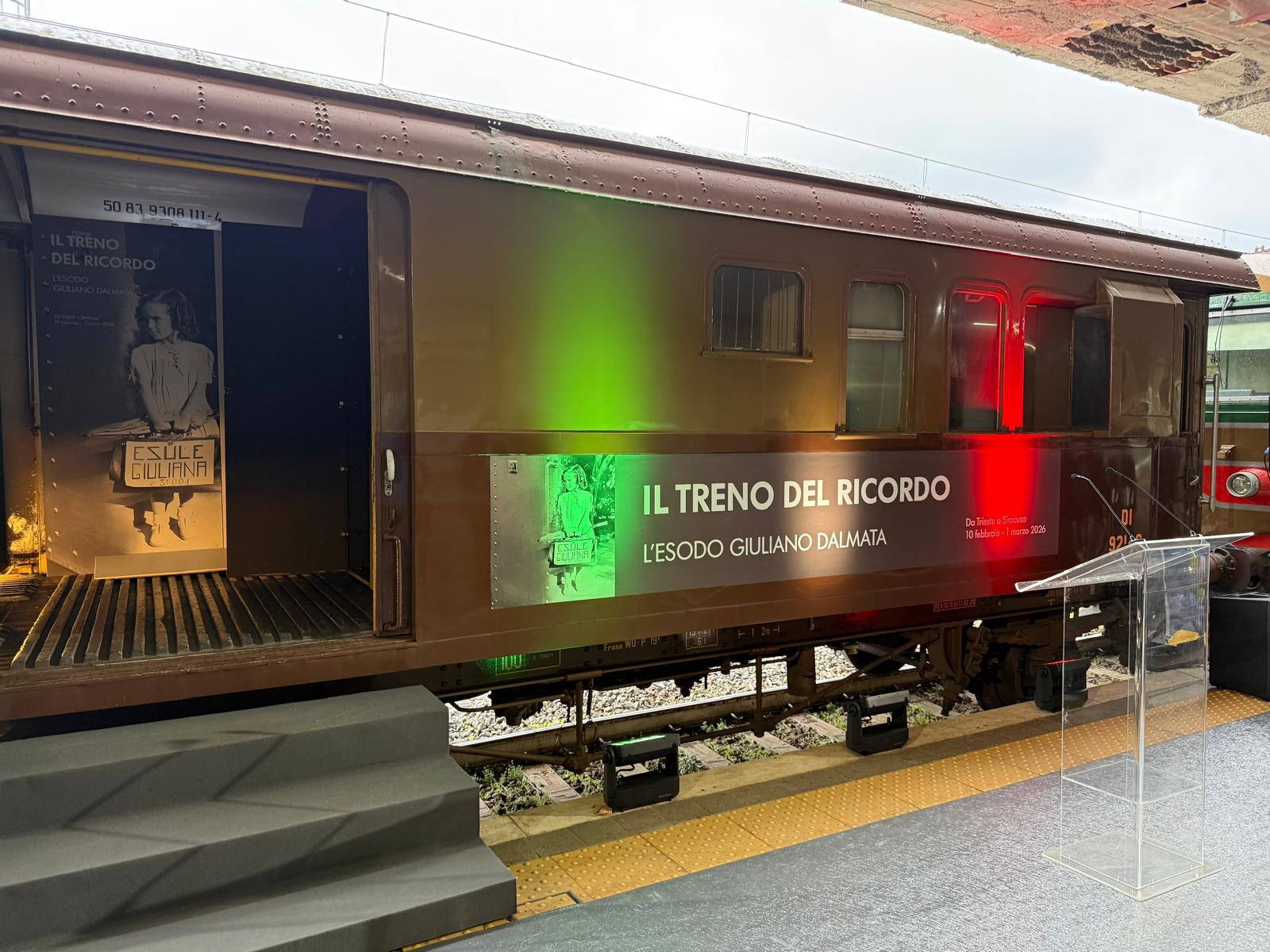 Torna il Treno del Ricordo: la mostra itinerante per le vittime delle foibe