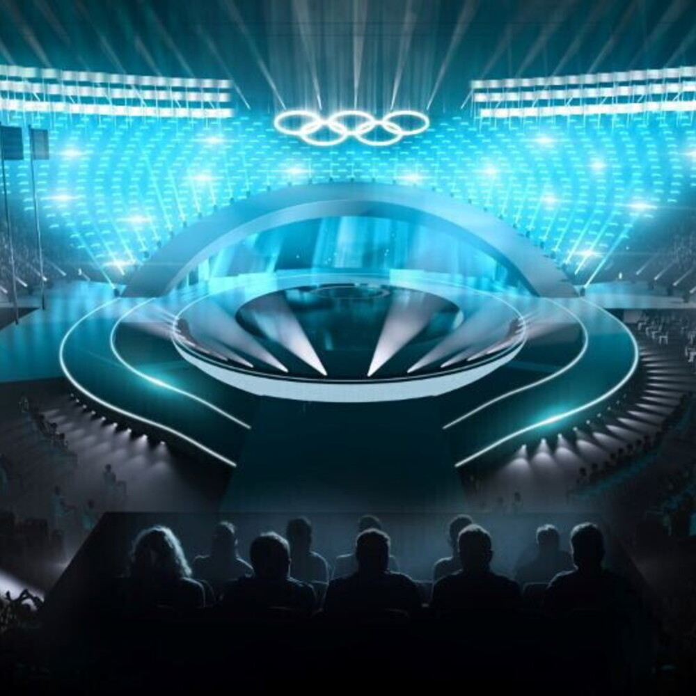 Countdown at the Verona Arena for the closing ceremony of the Games