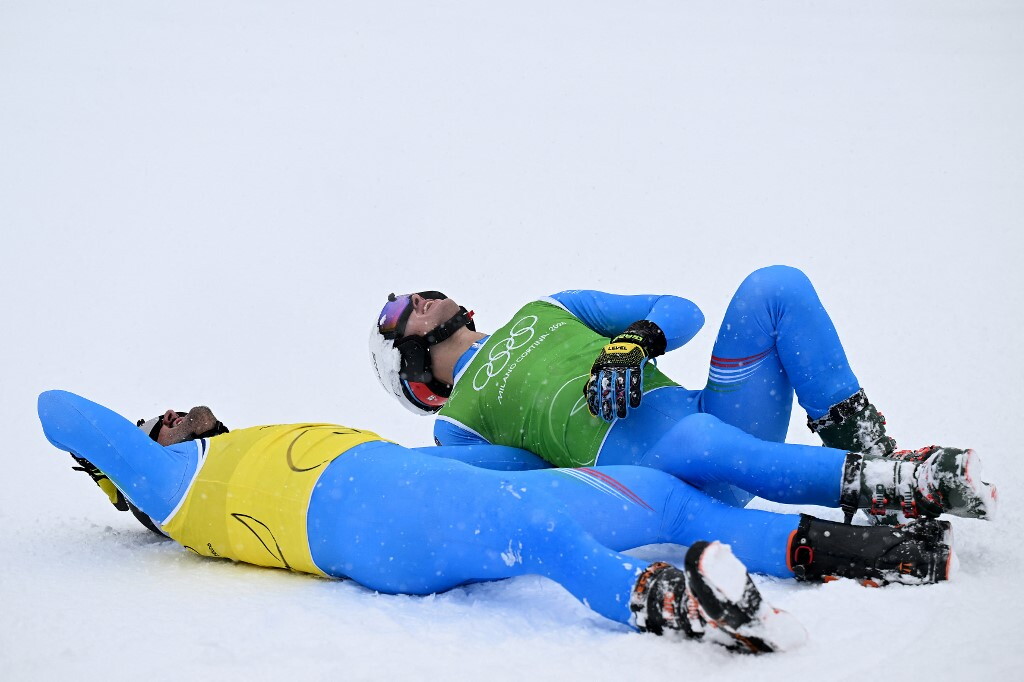 Storica doppiezza azzurra nello skikross, Simone Seromedis oro e Federico Tomasoni argento