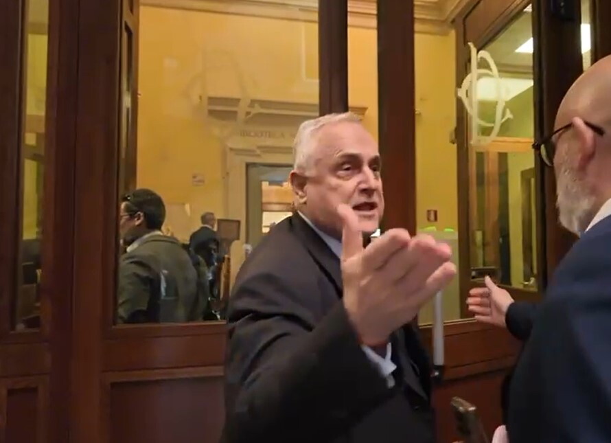 "Stadio della Lazio vuoto?". E Lotito insulta il cronista