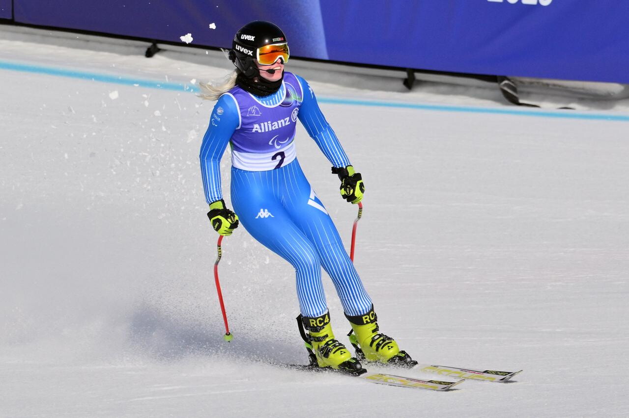 Prima medaglia azzurra alle Paralimpiadi, argento per Chiara Mazzel nella discesa femminile