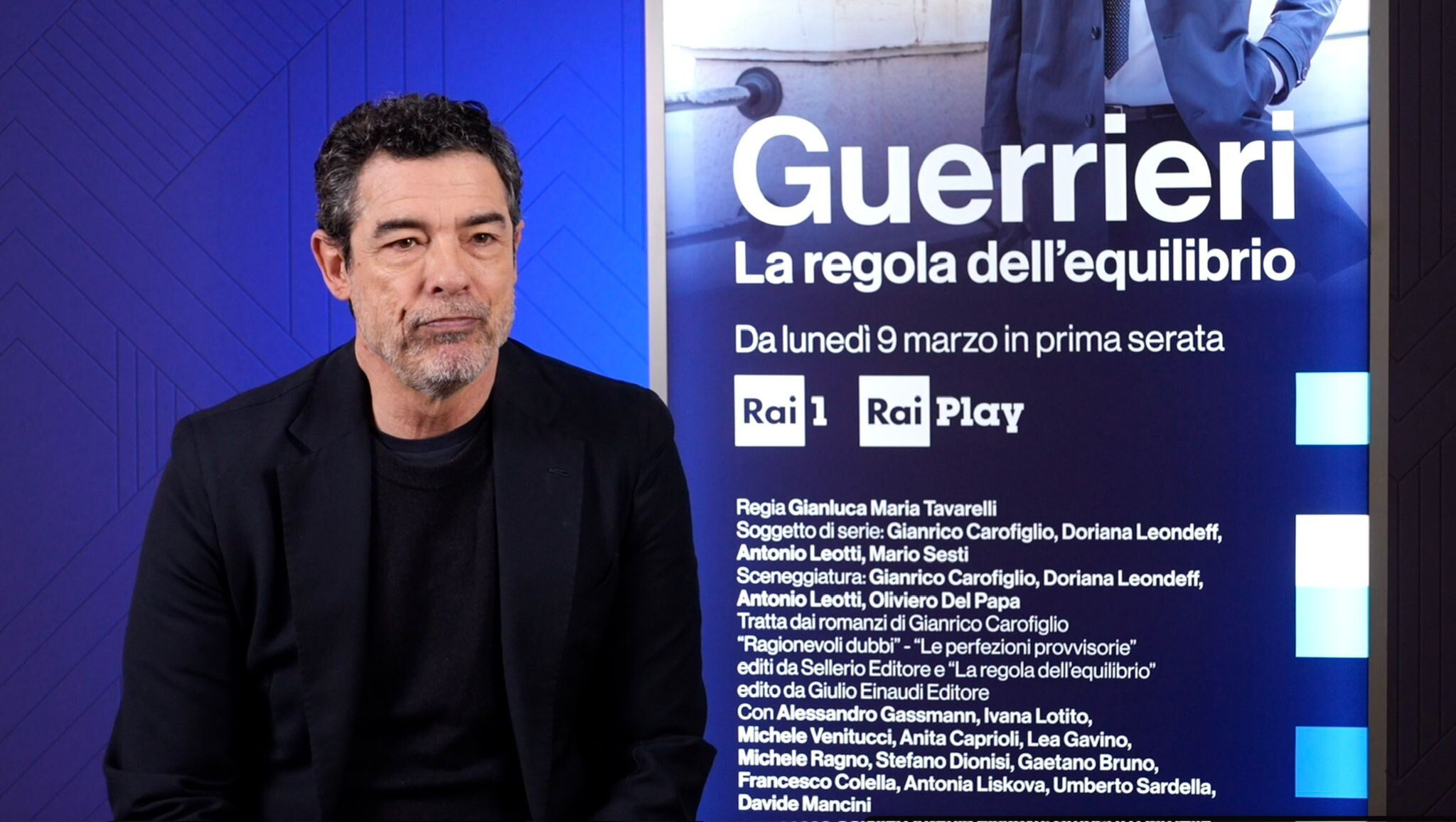 Gassmann è Guerrieri in tv: "Una fiction che aiuta a capire il referendum"