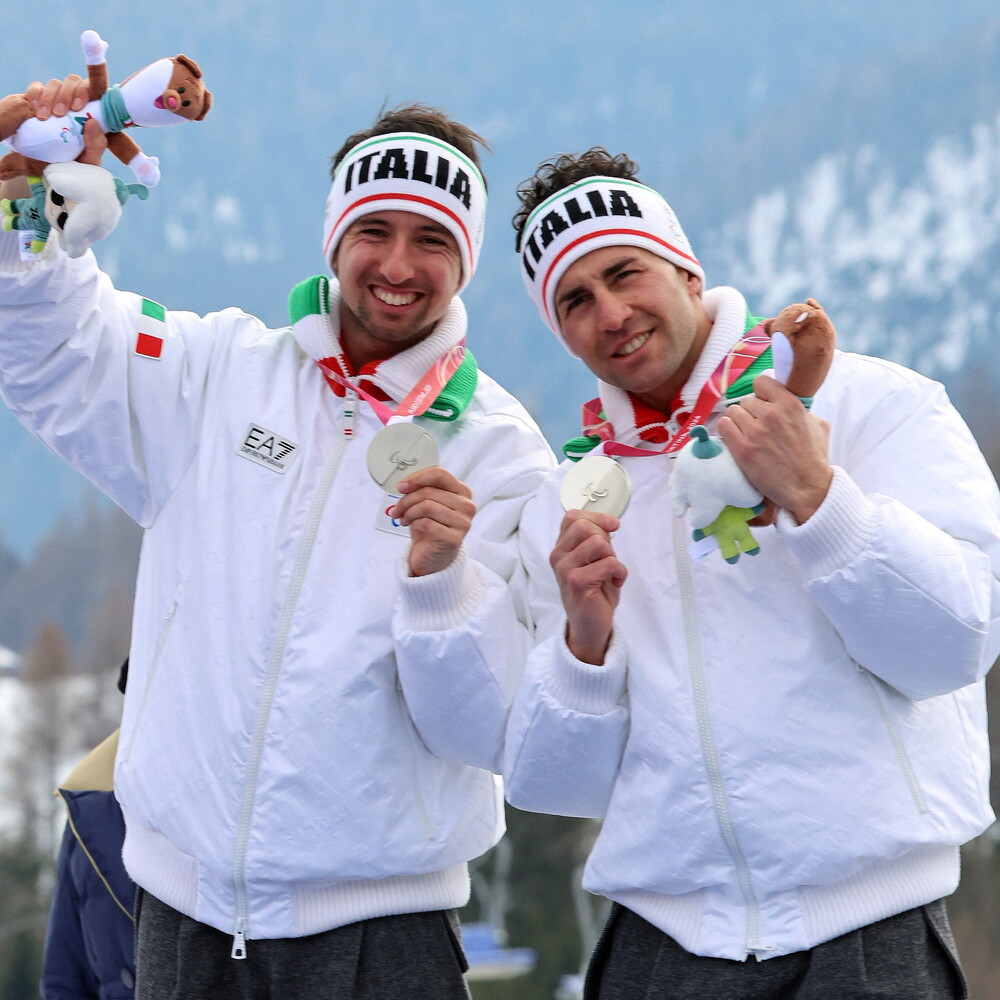 Bertagnolli silver in Super-G, wins tenth Paralympic medal