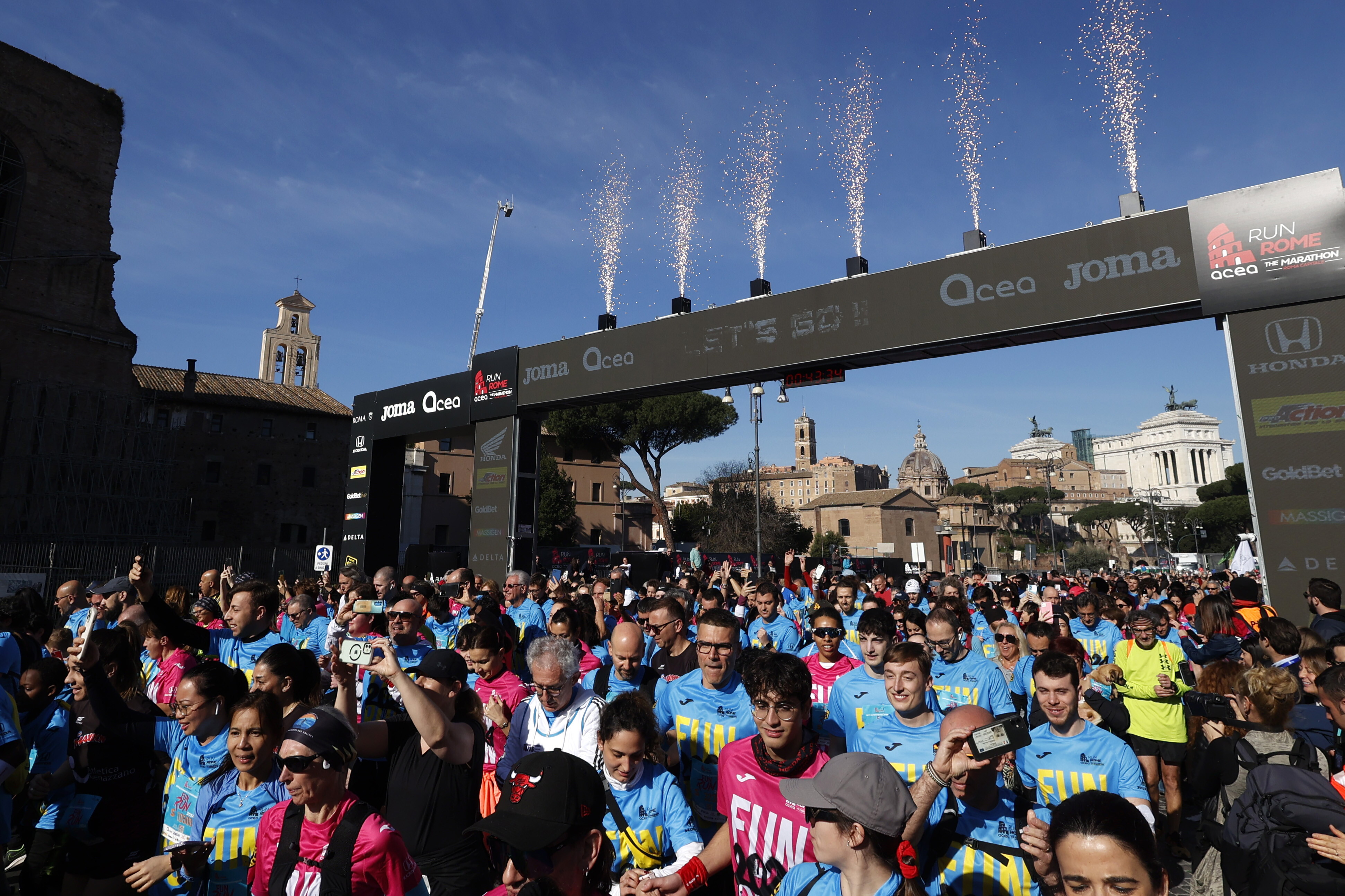 In 36mila al via alla Acea Run Rome Marathon