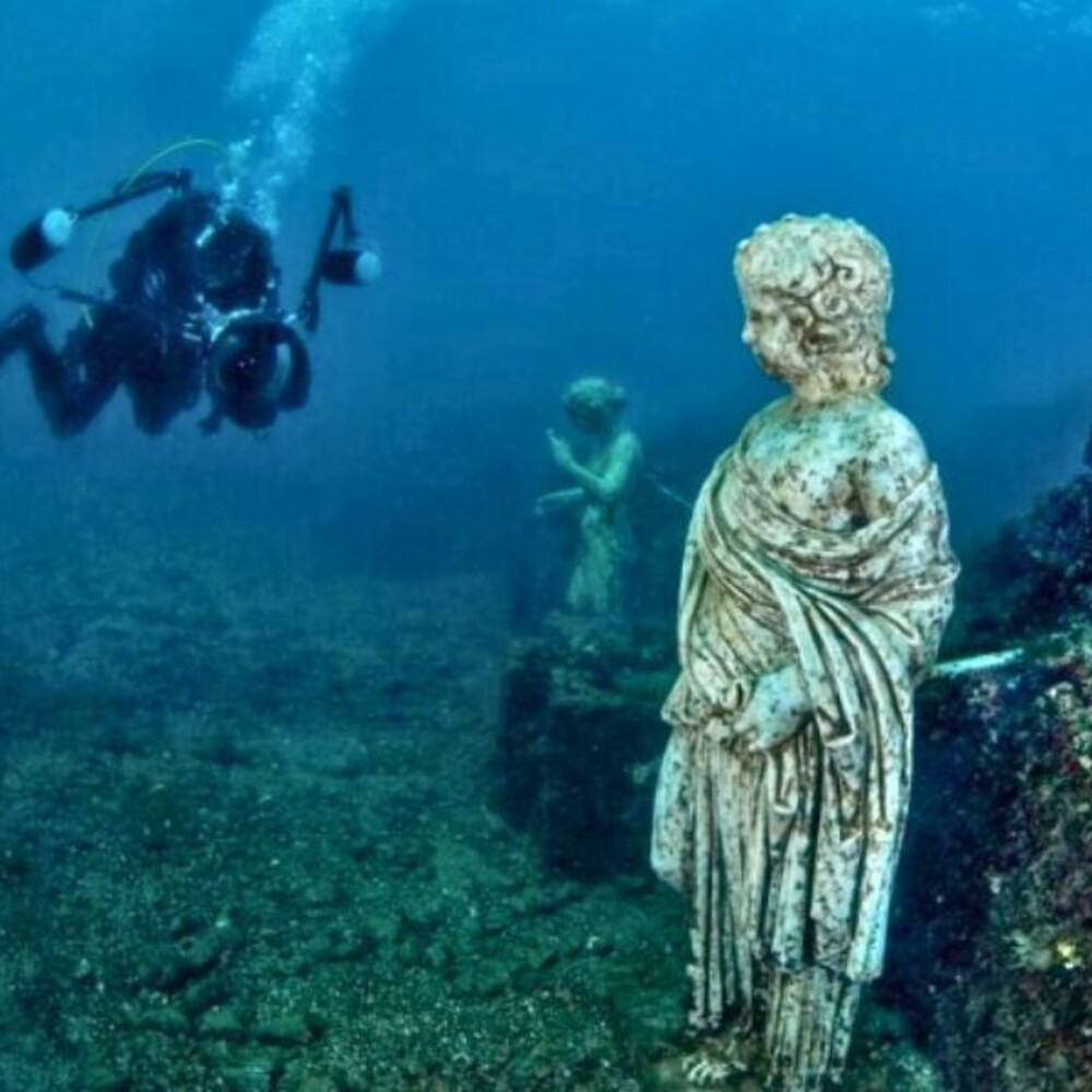 Le tempeste minacciano i parchi archeologici subacquei