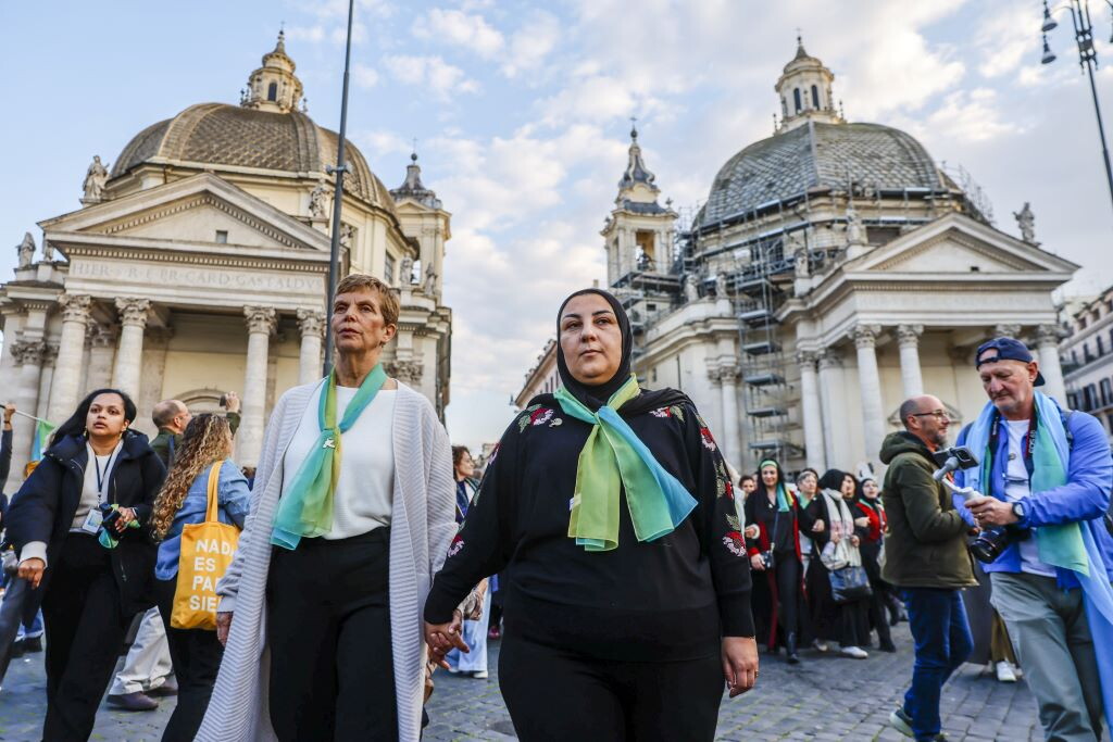 Madri per la pace a Roma: israeliane e palestinesi insieme