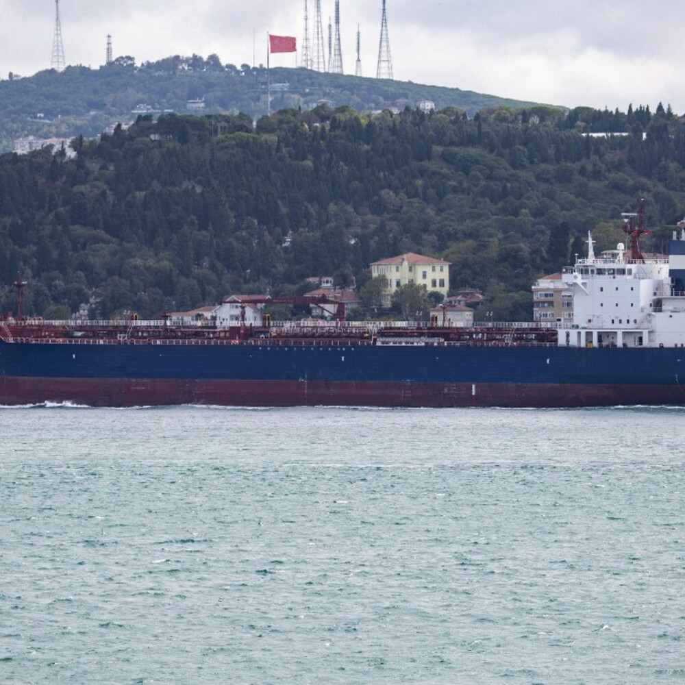 Black Sea, a Turkish oil tanker loaded with crude oil attacked