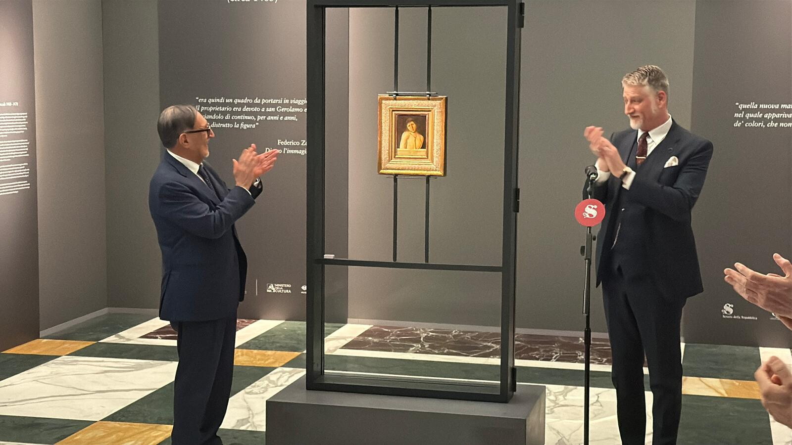 Ecce Homo di Antonello da Messina in anteprima al Senato