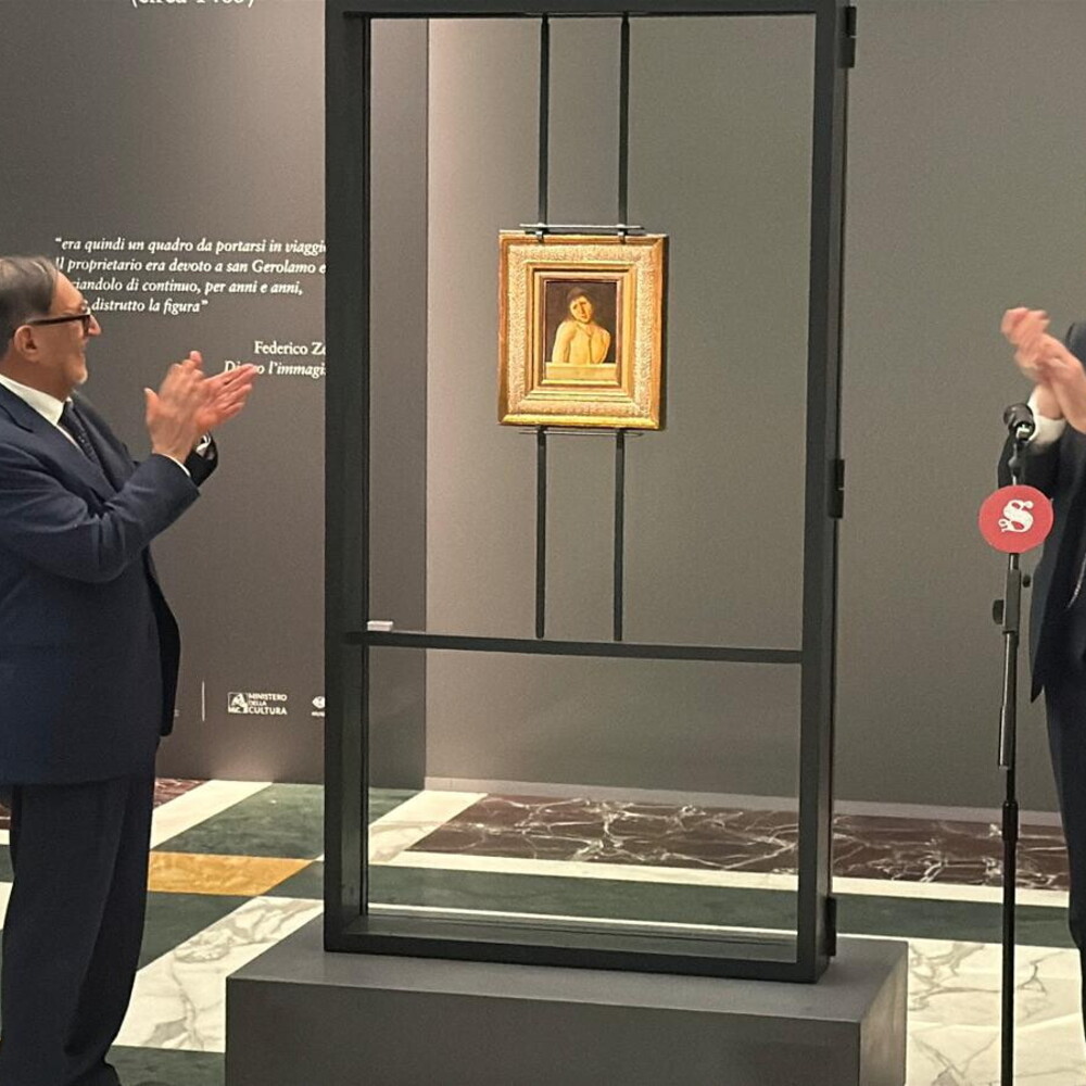 Ecce Homo by Antonello da Messina premiered in the Senate