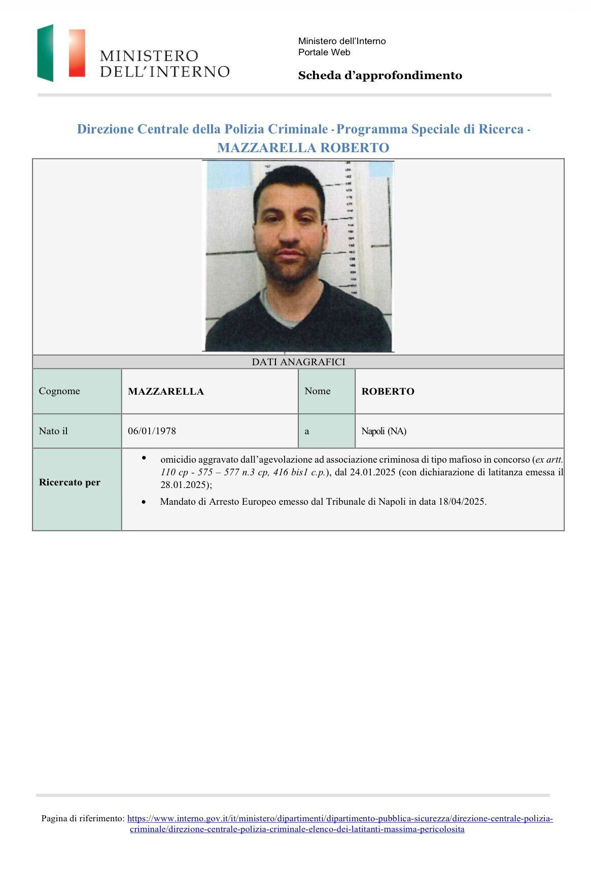 Catturato il boss Roberto Mazzarella, preso nella notte in un resort a Vietri