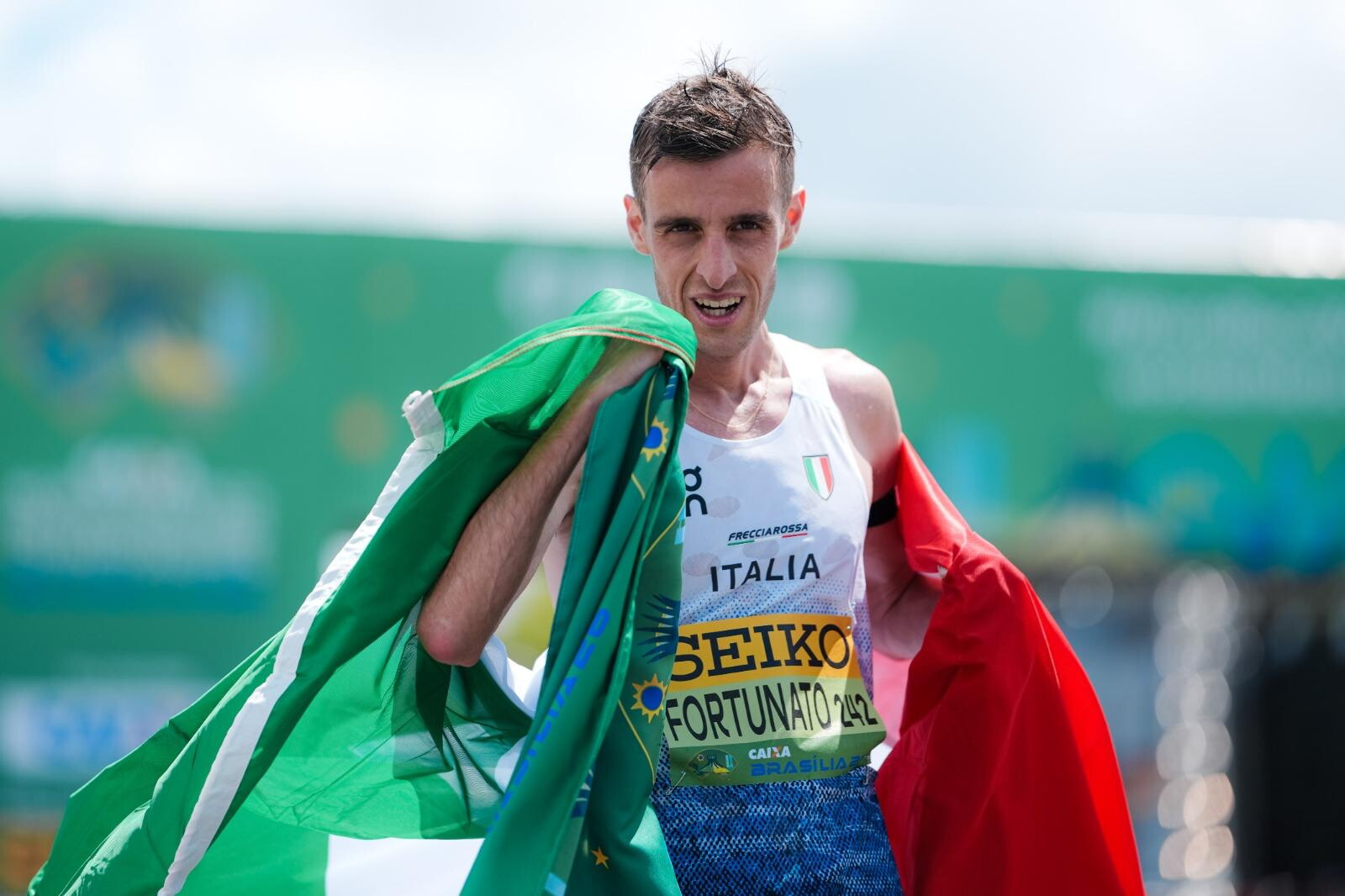 Atletica, oro di Fortunato nella mezza maratona di marcia