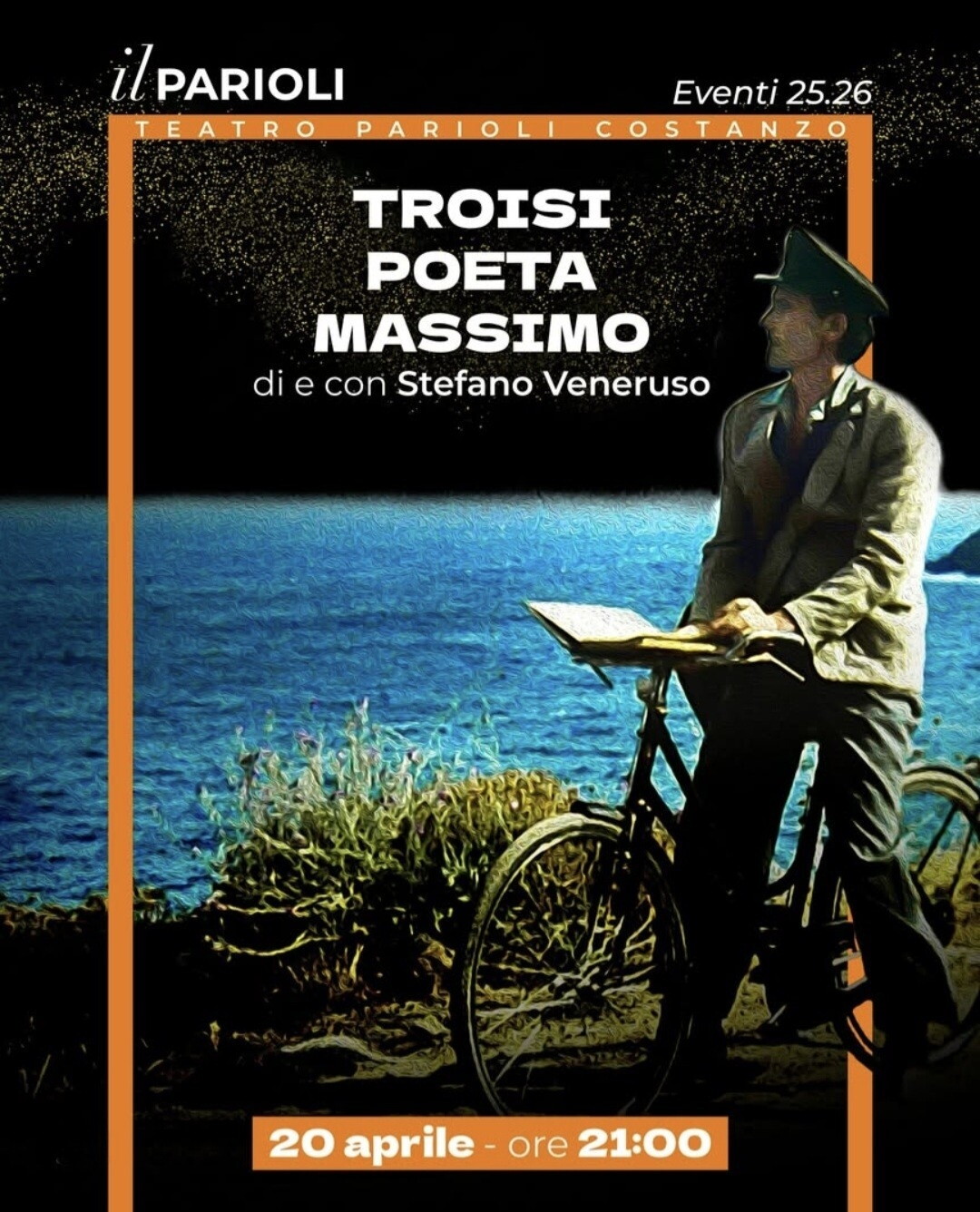 "Troisi poeta Massimo", il 20 aprile al Teatro Parioli di Roma