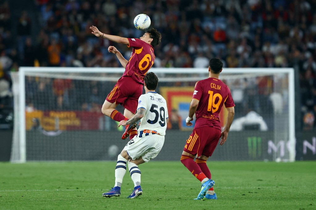 Frenata Champions per Roma e Atalanta, 1-1 all'Olimpico
