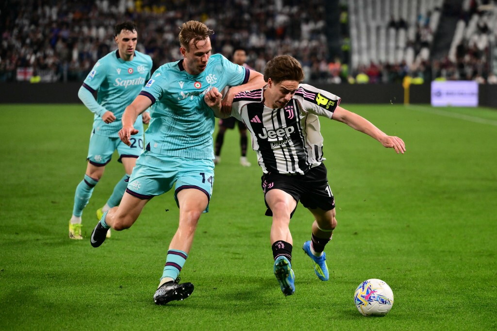 Juventus-Bologna 2-0: David e Thuram firmano il successo che avvicina la Champions