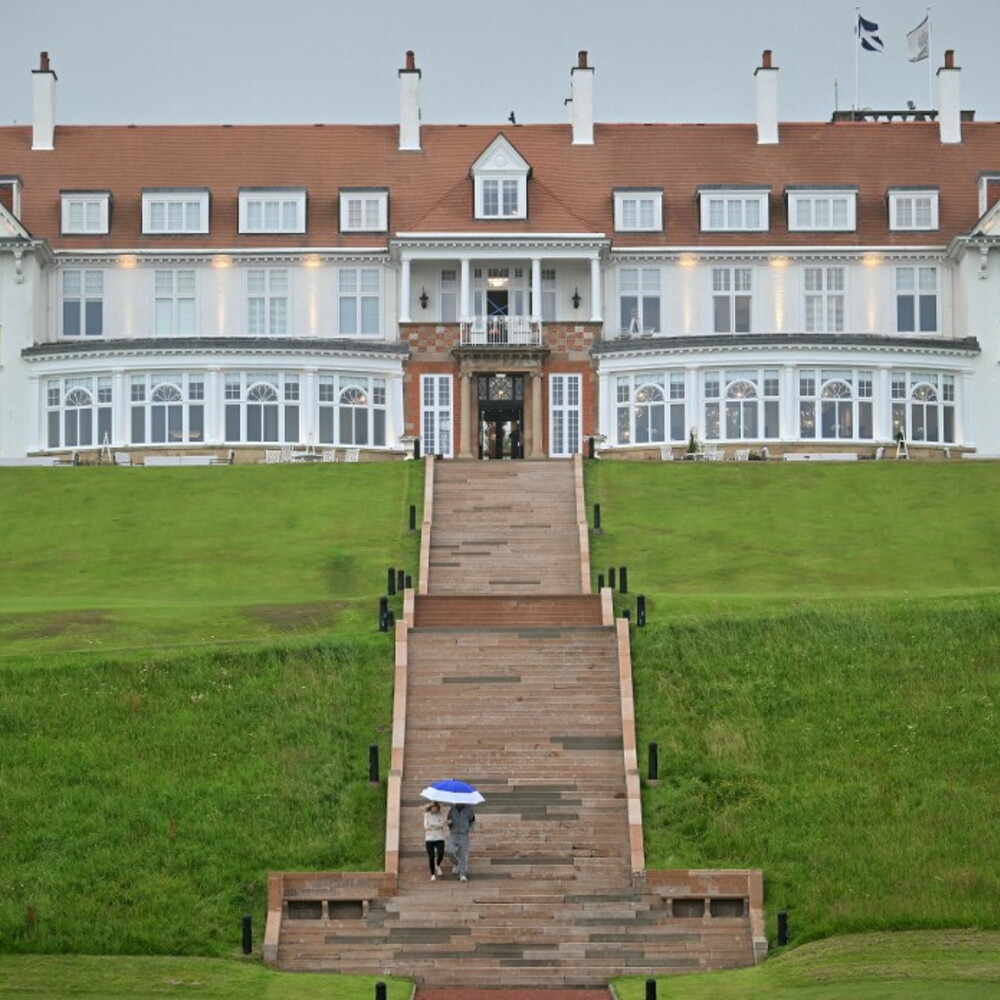 Open Championship, Trump’s golf club in Scotland remains dry