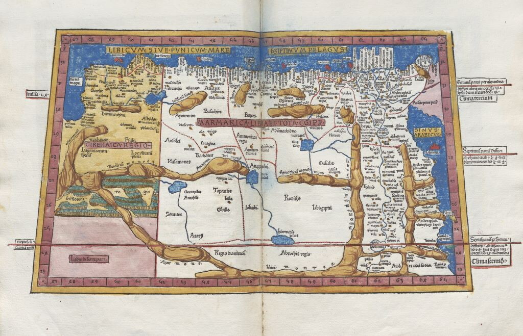 Tra le rovine di Tolomeo spuntano antiche tavole da gioco