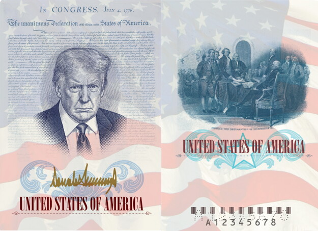 Trump nei passaporti Usa: il Dipartimento di Stato lancia l’edizione limitata