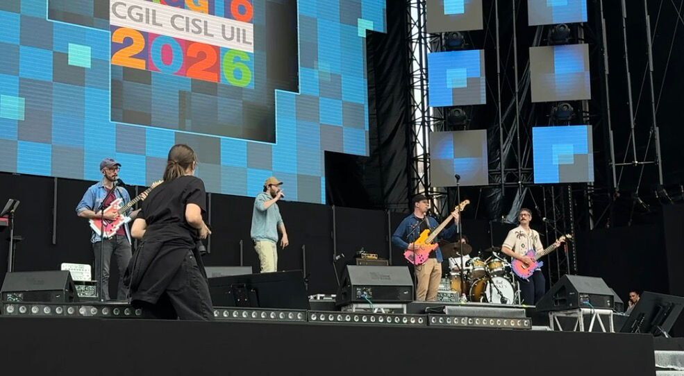 Backstage del Concertone, i Pinguini 'scaldano' San Giovanni