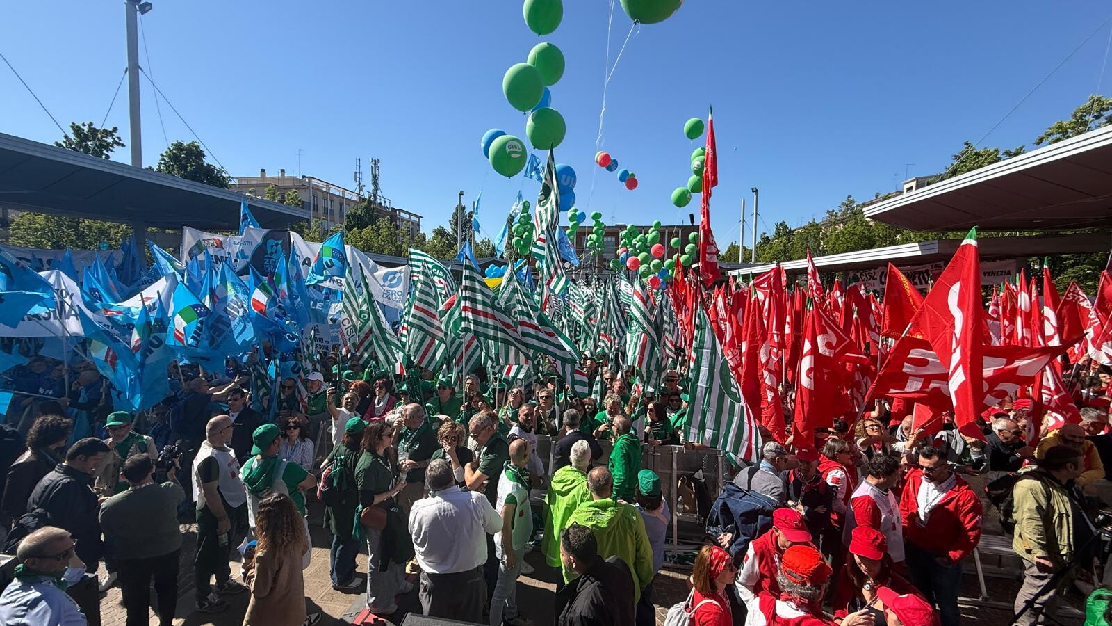1 maggio: Cgil, Cisl e Uil in piazza a Marghera