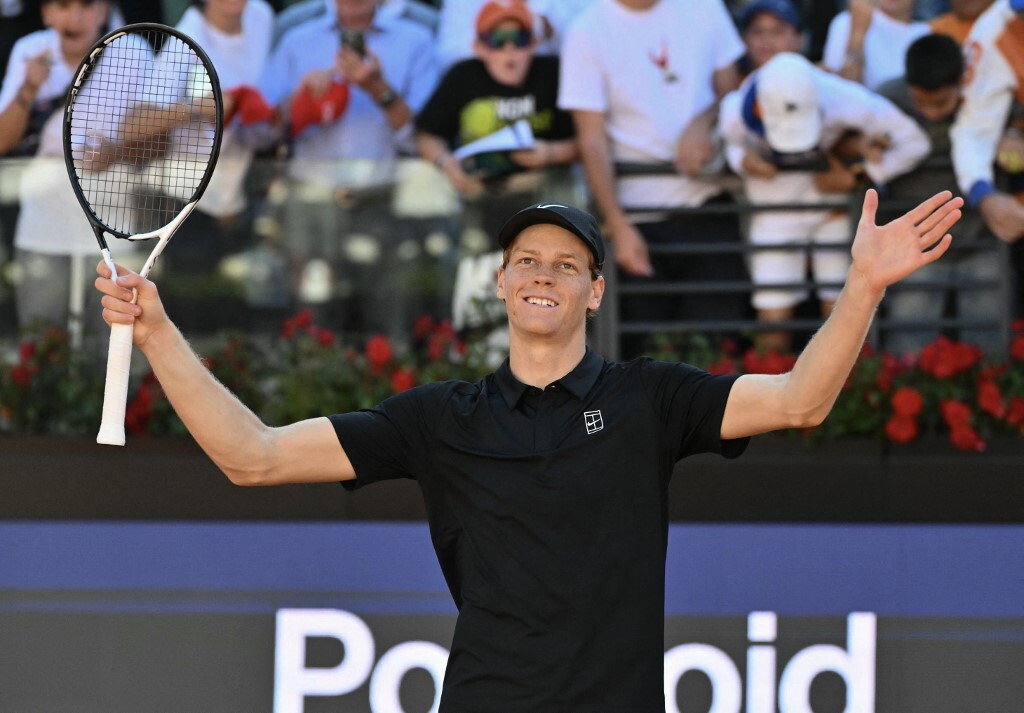 Tennis Roma, Sinner strapazza Popyrin ed è agli ottavi